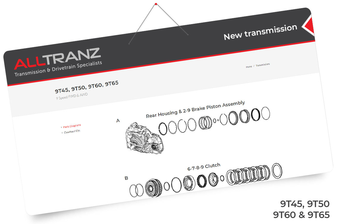 GM Hydra-Matic 9T50 Transmission